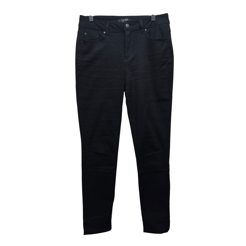 D. Jeans New‎ York Womens Black High Rise Skinny Jeans Size 4 Repreve Stretch